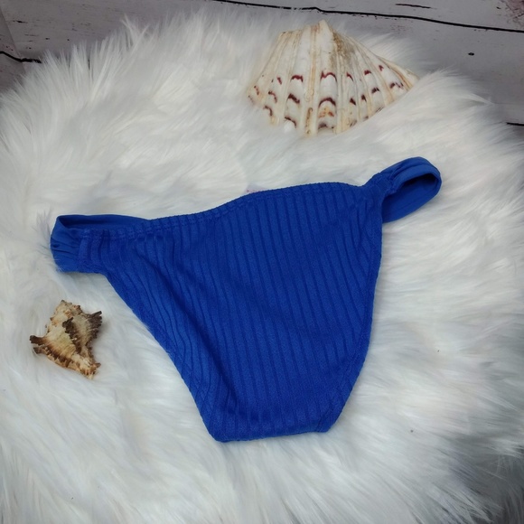 XHILARATION Bikini Bottom Women's Size Rib Cheeky - Picture 3 of 4